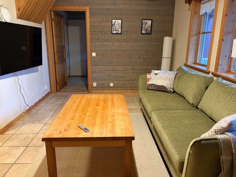 allrum nere med TV